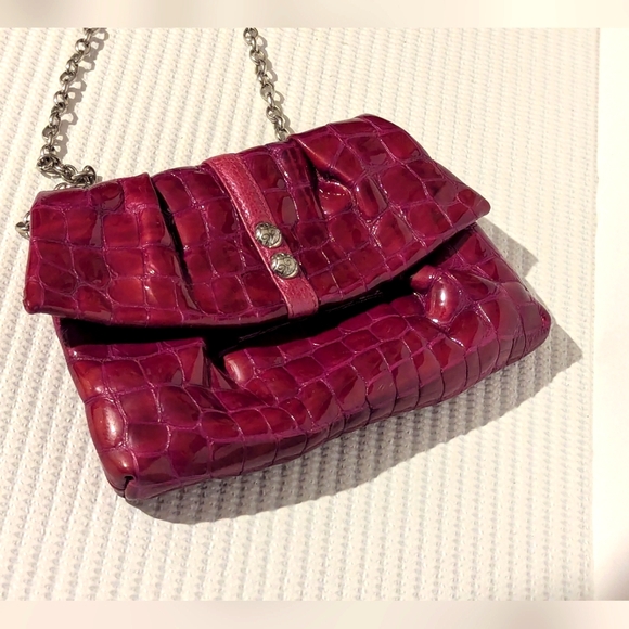 Brighton Handbags - Brighton Nolita Shimmer Mini Patent Leather Bag